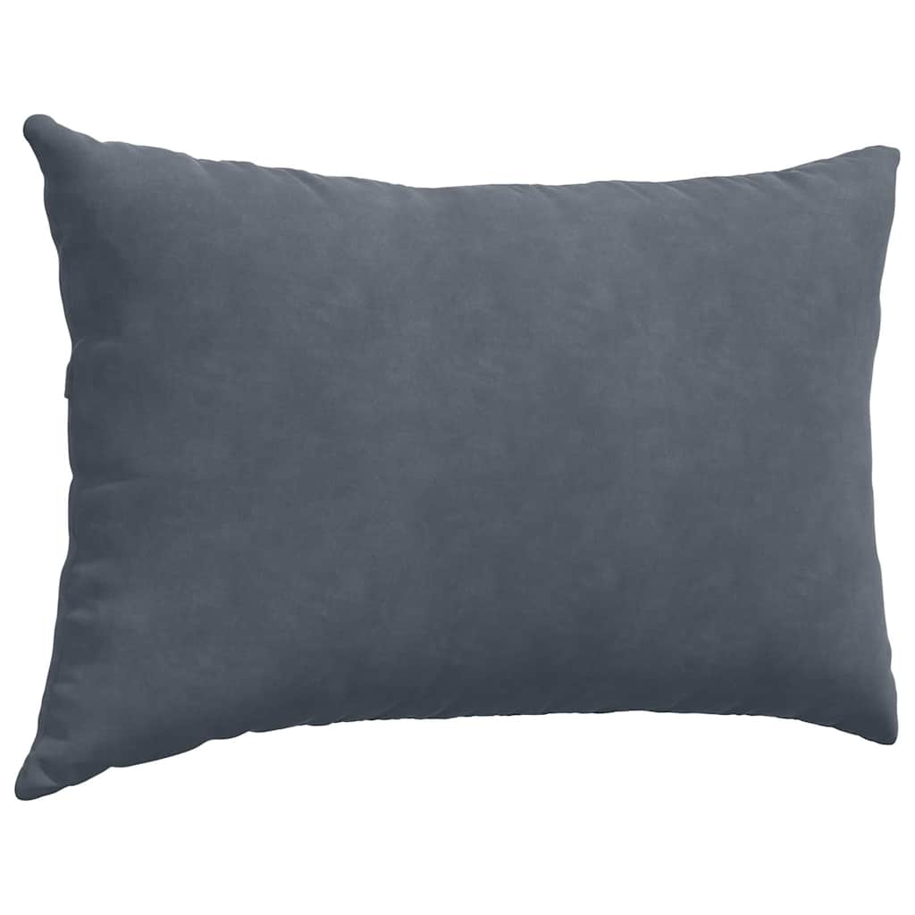 Μαξιλάρι Καναπέ 2 pcs Σκούρο γκρι 60 x 40 cm