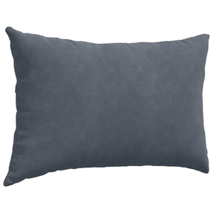 Μαξιλάρι Καναπέ 2 pcs Σκούρο γκρι 60 x 40 cm