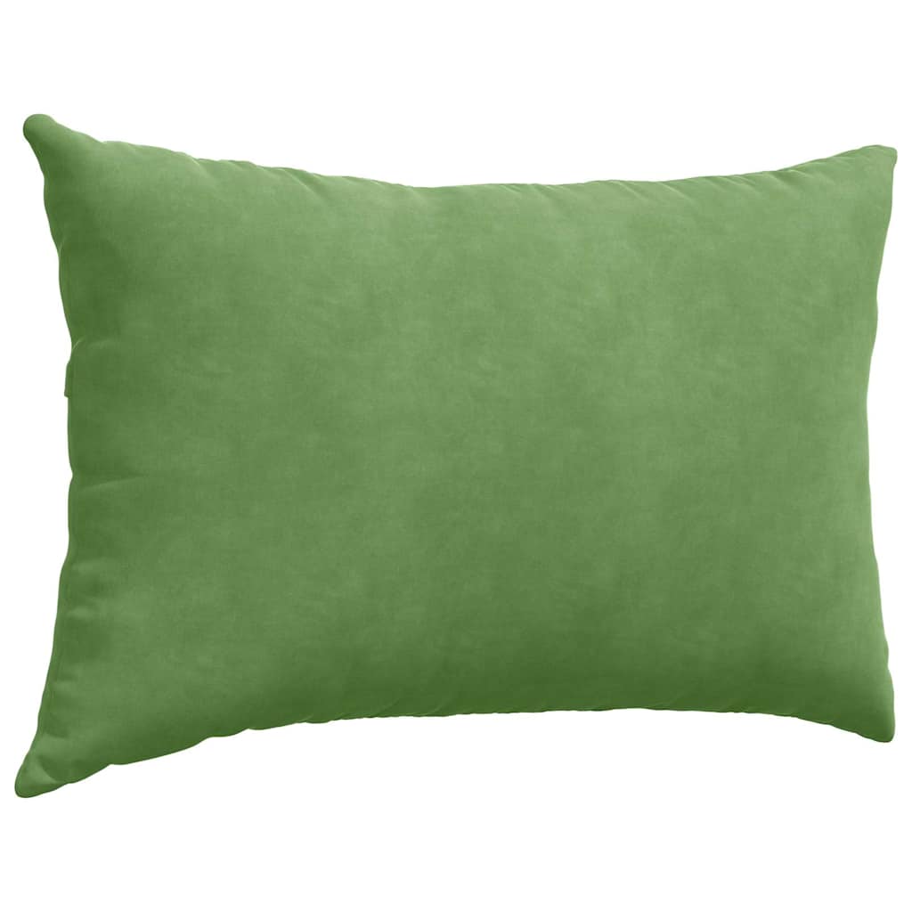 Μαξιλάρι Καναπέ 2 pcs Ανοιχτό πράσινο 60 x 40 cm