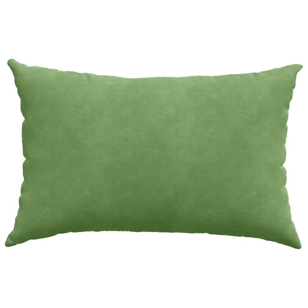 Μαξιλάρι Καναπέ 2 pcs Ανοιχτό πράσινο 60 x 40 cm