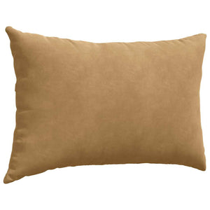 Μαξιλάρι Καναπέ 2 pcs Καφέ 60 x 40 cm Υφασμάτινο Κορντουρά