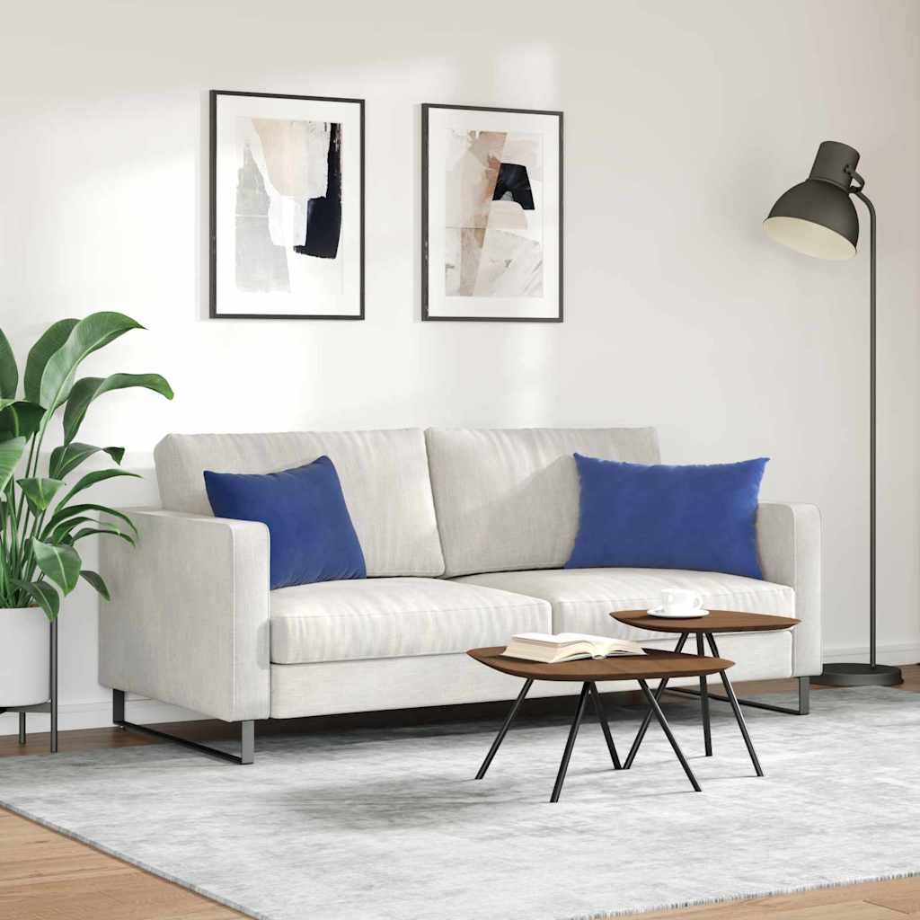 Μαξιλάρι Καναπέ 2 pcs Μπλε Αστυνομίας 60 x 40 cm