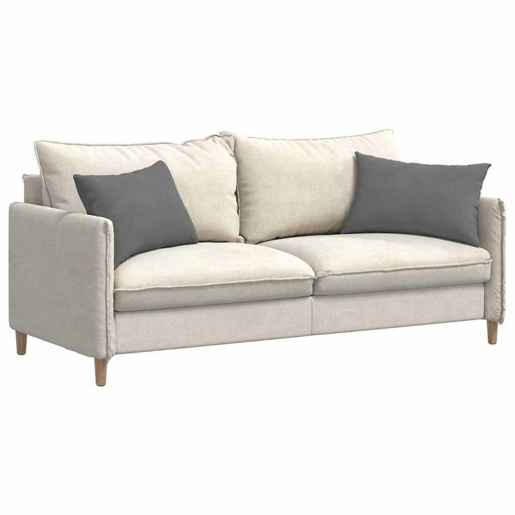 Μαξιλάρι Καναπέ 2 pcs Σκούρο Γκρι 60 x 40 cm ύφασμα
