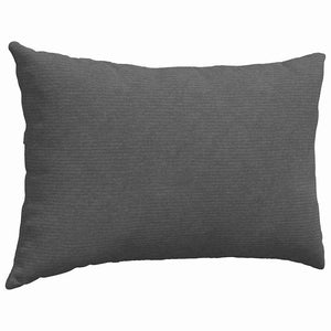 Μαξιλάρι Καναπέ 2 pcs Σκούρο Γκρι 60 x 40 cm