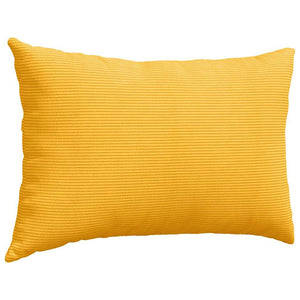 Μαξιλάρι Καναπέ 2 pcs Απαλό Κίτρινο 60 x 40 cm