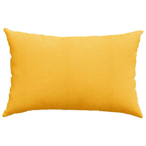 Μαξιλάρι Καναπέ 2 pcs Απαλό Κίτρινο 60 x 40 cm