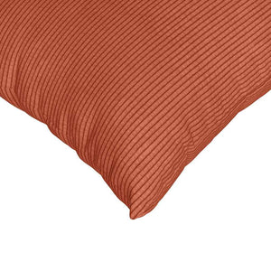 Μαξιλάρι Καναπέ 2 pcs Κόκκινο Πορτοκαλί 60 x 40 cm