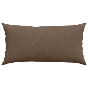 Μαξιλάρι Καναπέ 2 pcs Καφέ 80 x 40 cm ύφασμα - Pakobazaar