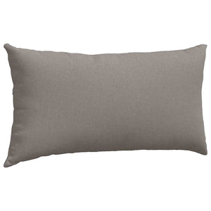 Μαξιλάρι Καναπέ 2 τμχ. ύφασμα Taupe 80 x 40 cm