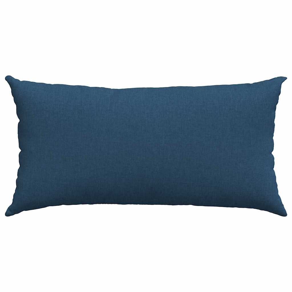 Μαξιλάρι Καναπέ 2 pcs Μπλε 80 x 40 cm ύφασμα