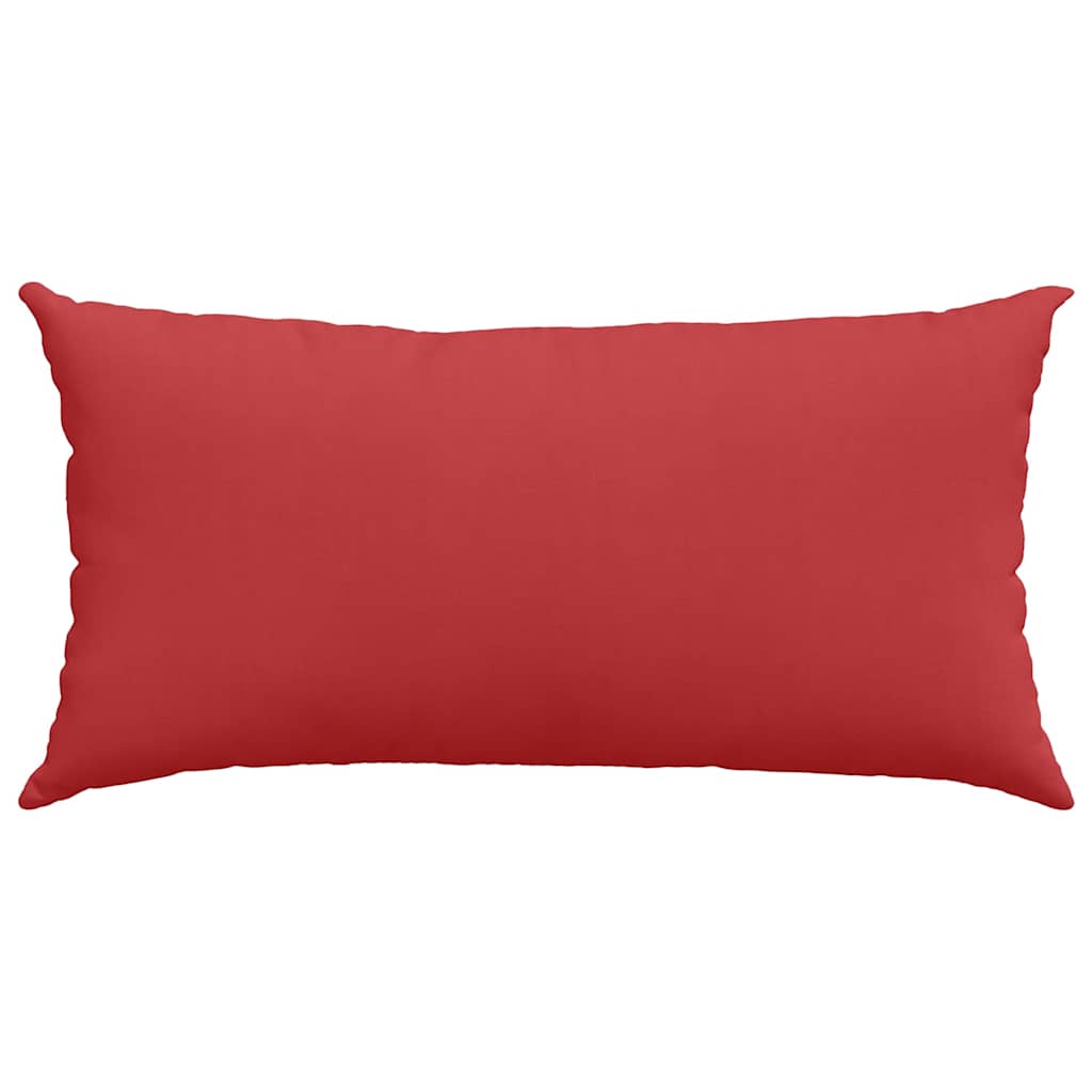 Μαξιλάρι Καναπέ 2 pcs Κόκκινο 80 x 40 cm ύφασμα