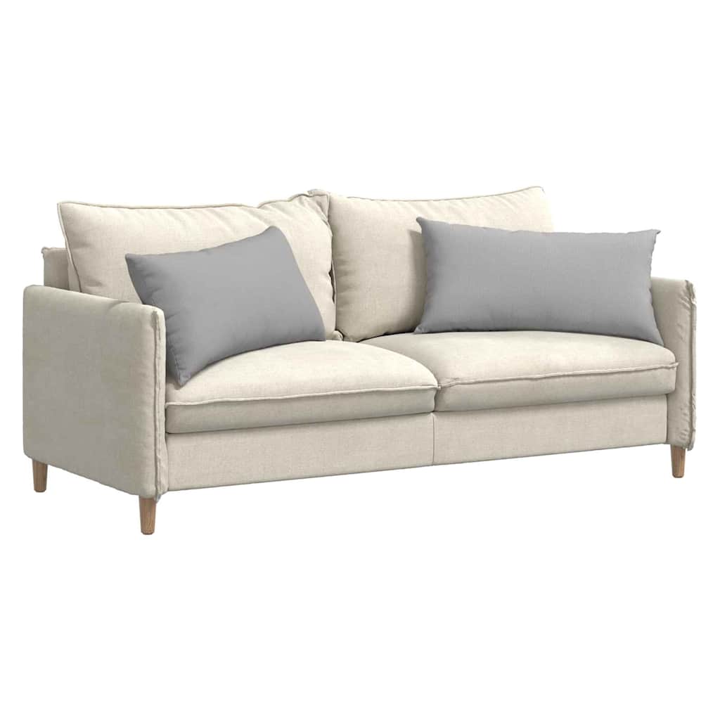 Μαξιλάρι Καναπέ 2 pcs Σκίουρος Γκρί 80 x 40 cm ύφασμα