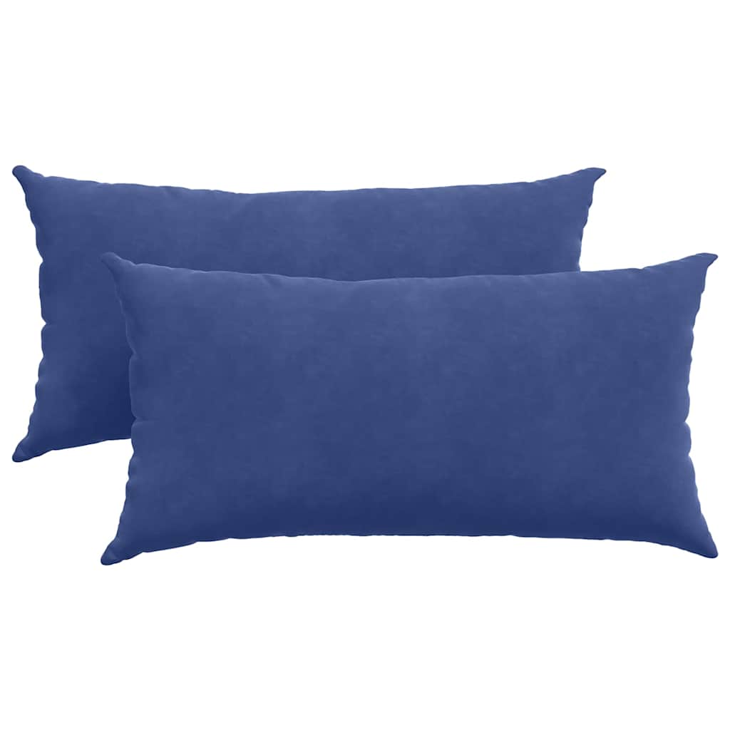 Μαξιλάρι Καναπέ 2 pcs Μπλε Αστυνομίας 80 x 40 cm