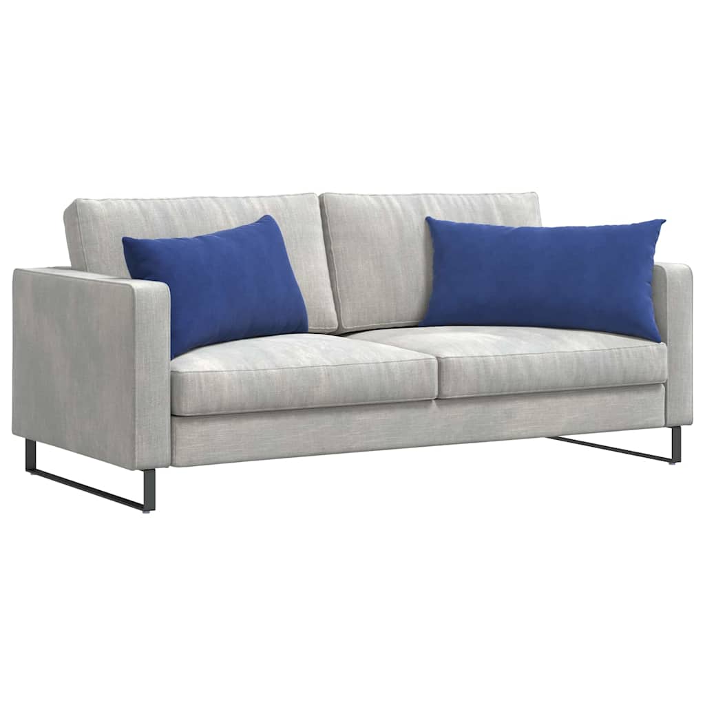 Μαξιλάρι Καναπέ 2 pcs Μπλε Αστυνομίας 80 x 40 cm