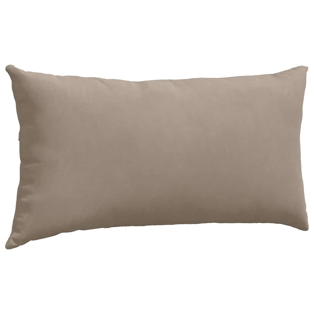 Μαξιλάρι Καναπέ 2 pcs Taupe 80 x 40 cm ύφασμα