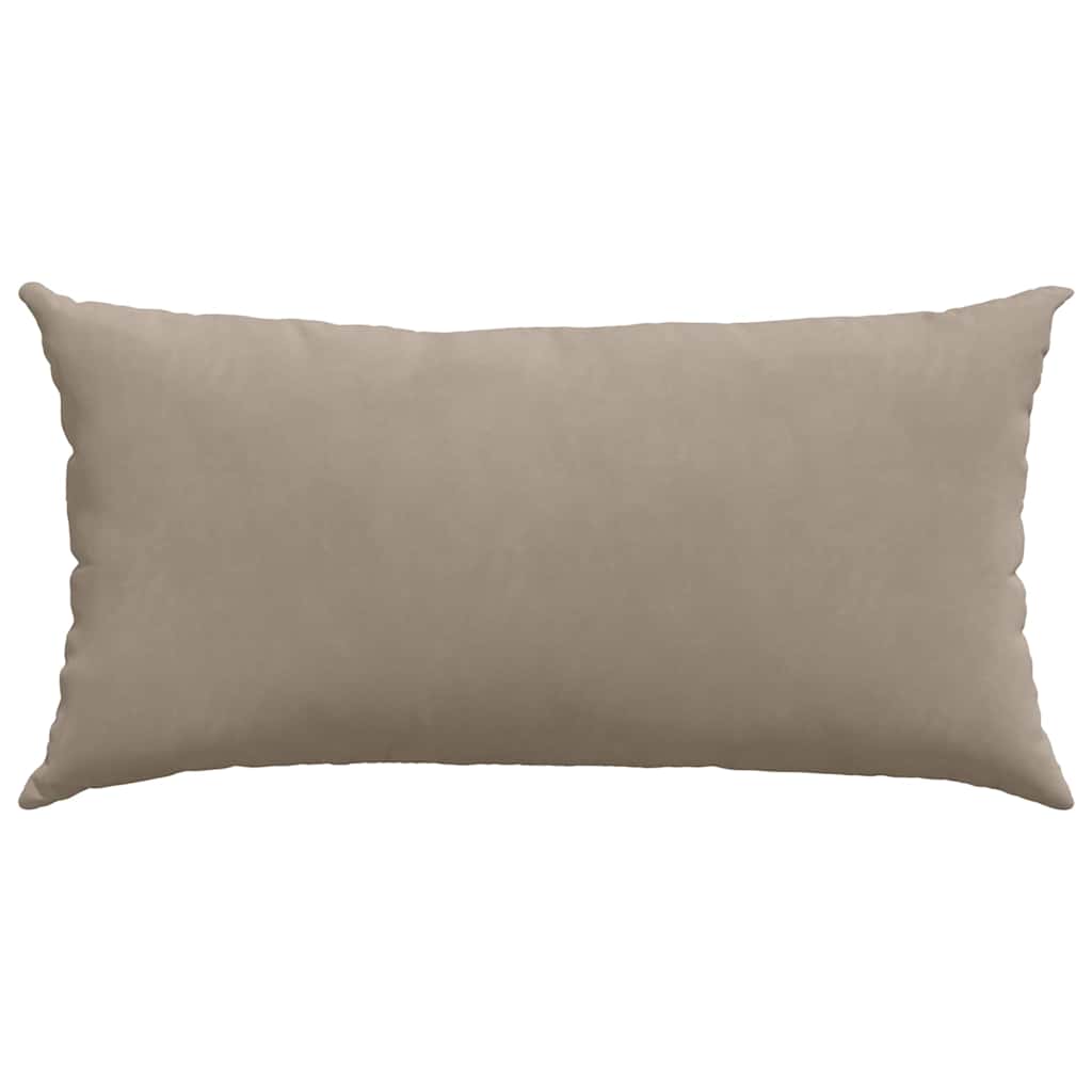 Μαξιλάρι Καναπέ 2 pcs Taupe 80 x 40 cm ύφασμα