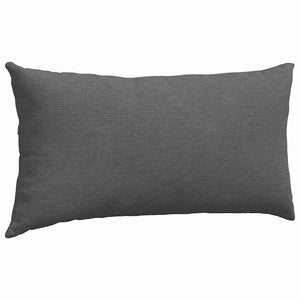 Μαξιλάρι Καναπέ 2 pcs Σκούρο Γκρι 80 x 40 cm