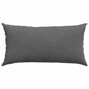 Μαξιλάρι Καναπέ 2 pcs Σκούρο Γκρι 80 x 40 cm