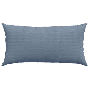 Μαξιλάρι Καναπέ 2 pcs Μπλε 80 x 40 cm Υφασμάτινο Κορντουρά