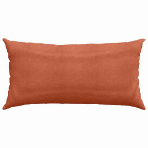 Μαξιλάρι Καναπέ 2 pcs Κόκκινο Πορτοκαλί 80 x 40 cm