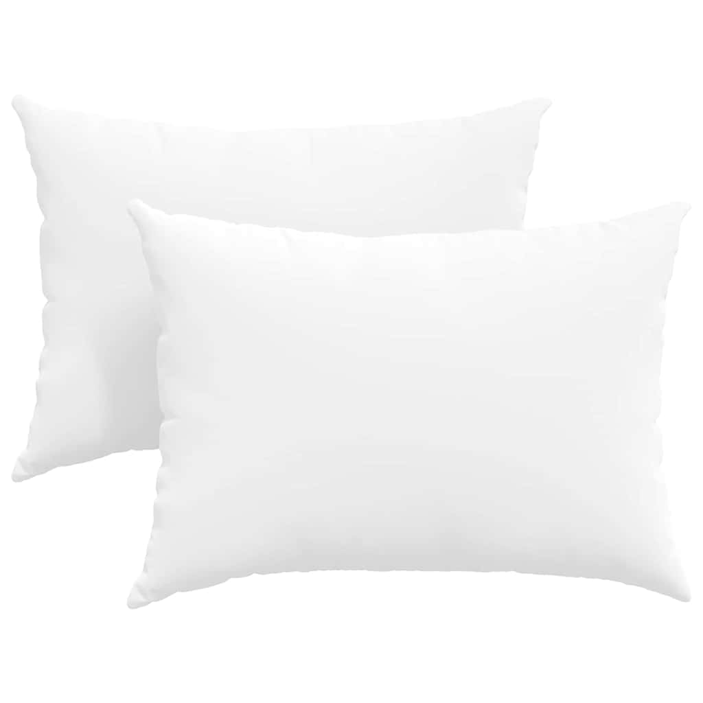 Μαξιλάρι Καναπέ 2 pcs Λευκό 70 x 50 cm ύφασμα