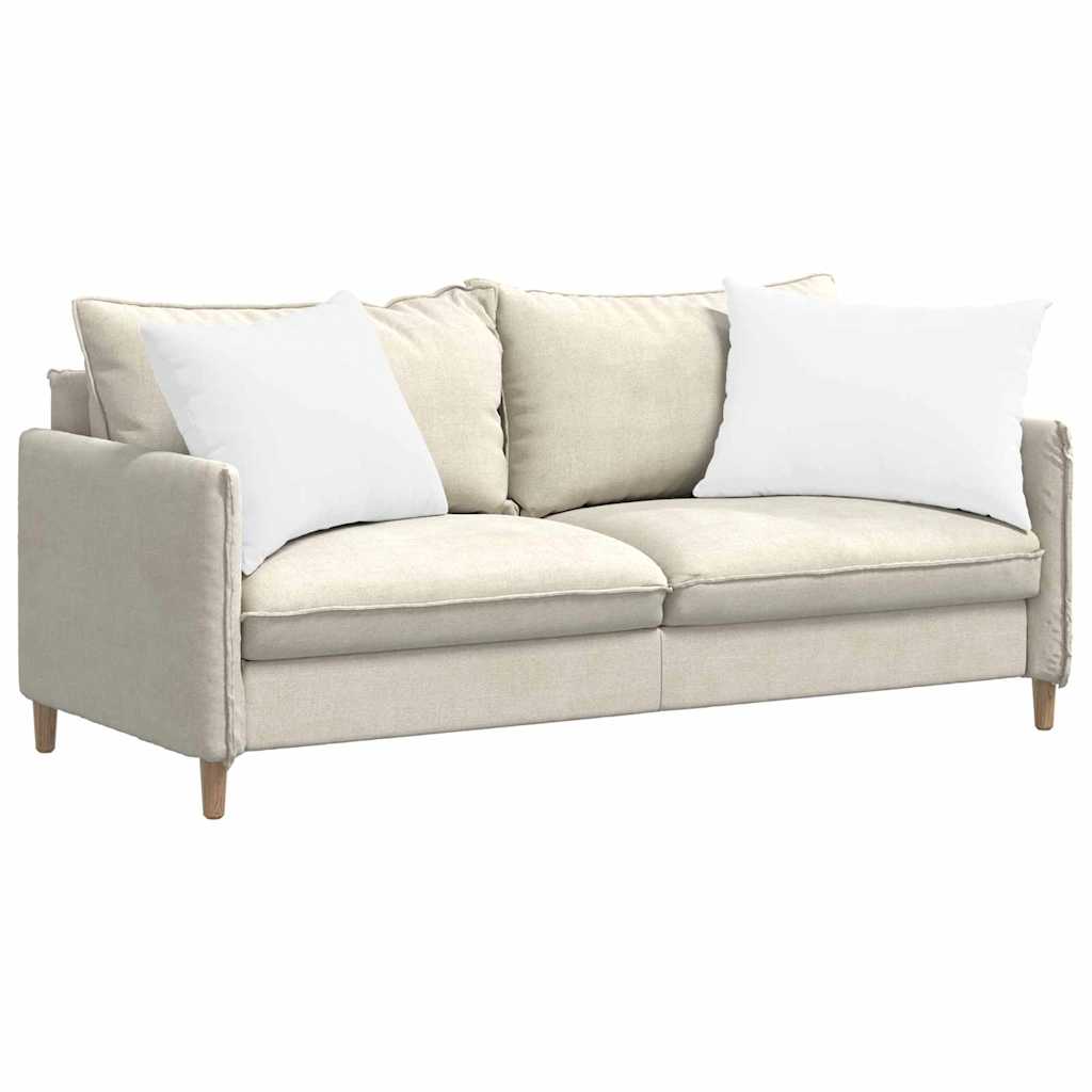 Μαξιλάρι Καναπέ 2 pcs Λευκό 70 x 50 cm ύφασμα