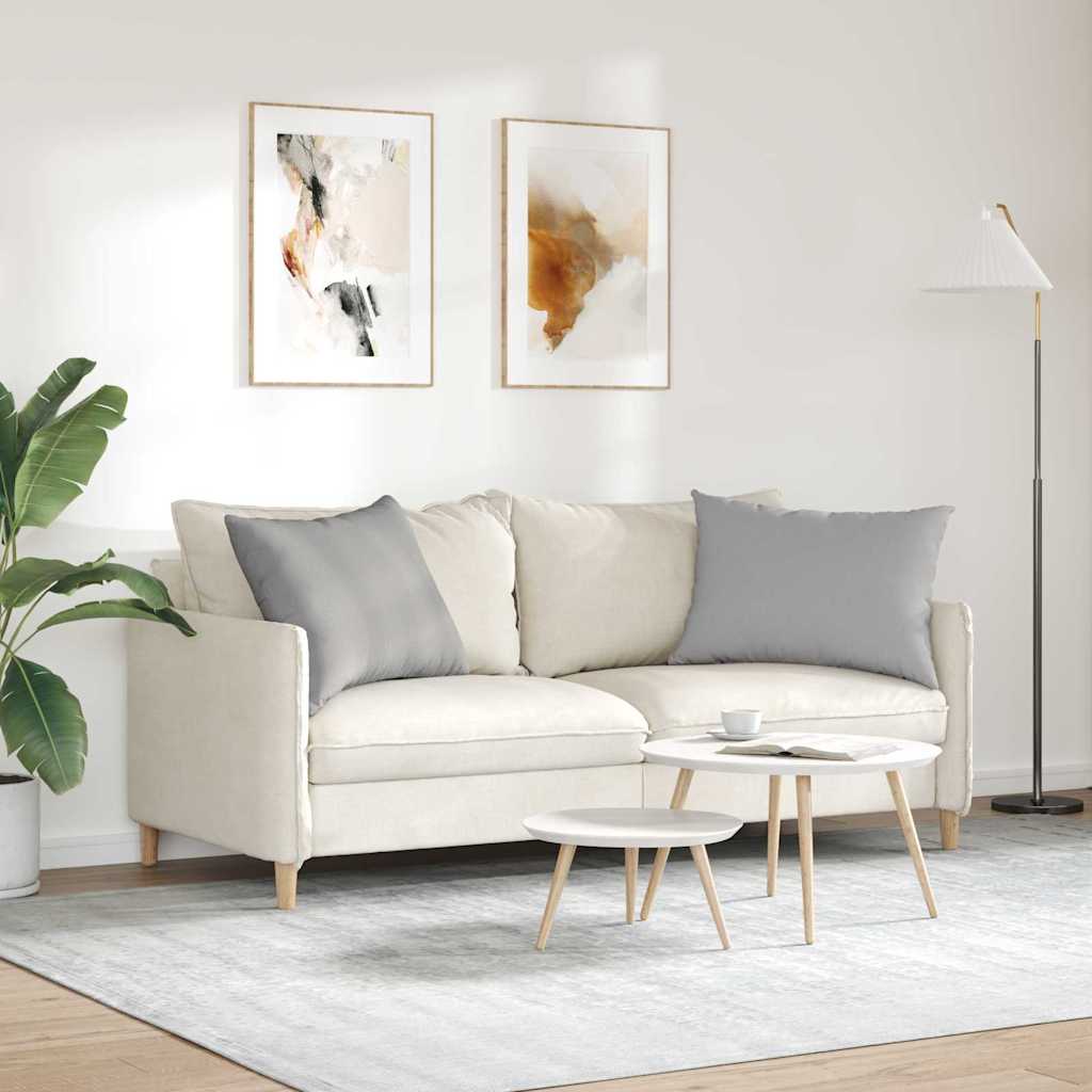 Μαξιλάρι Καναπέ 2 pcs Σκίουρος Γκρί 70 x 50 cm ύφασμα