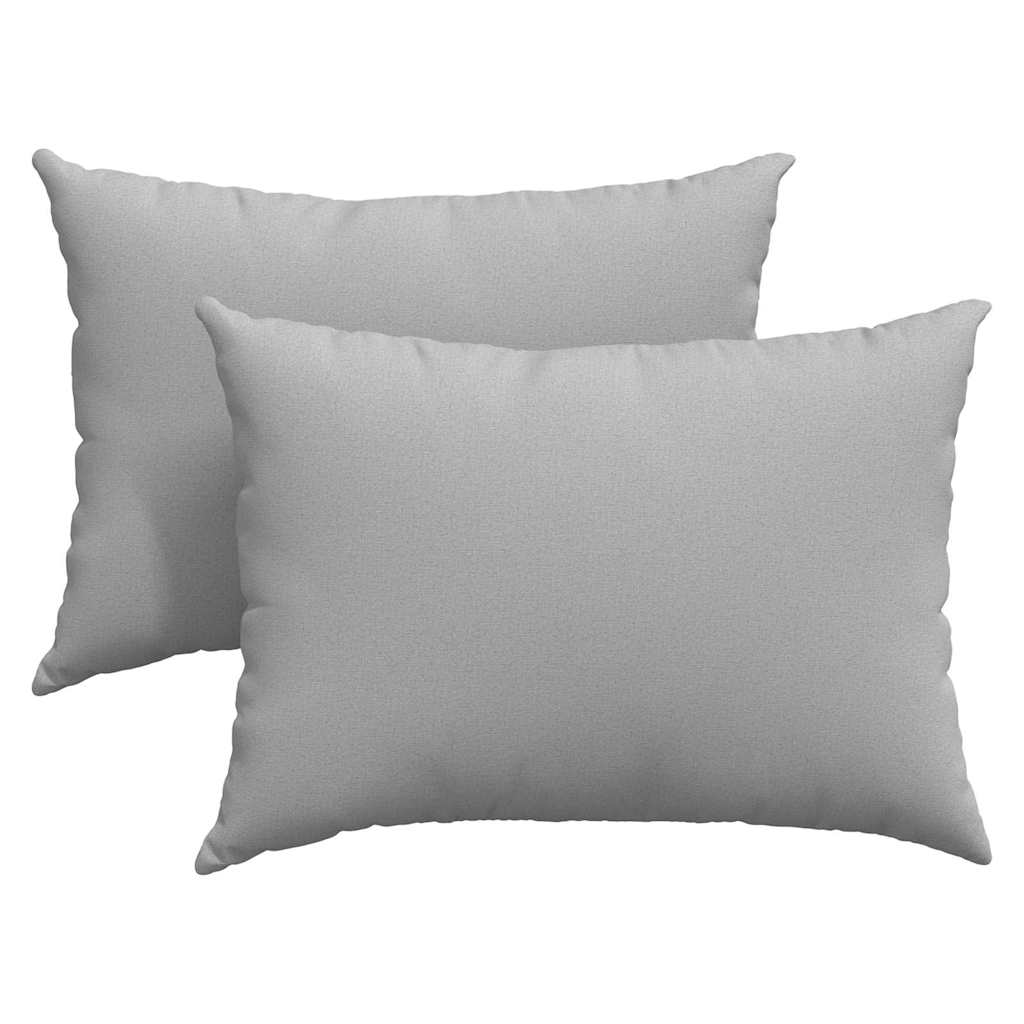 Μαξιλάρι Καναπέ 2 pcs Σκίουρος Γκρί 70 x 50 cm ύφασμα
