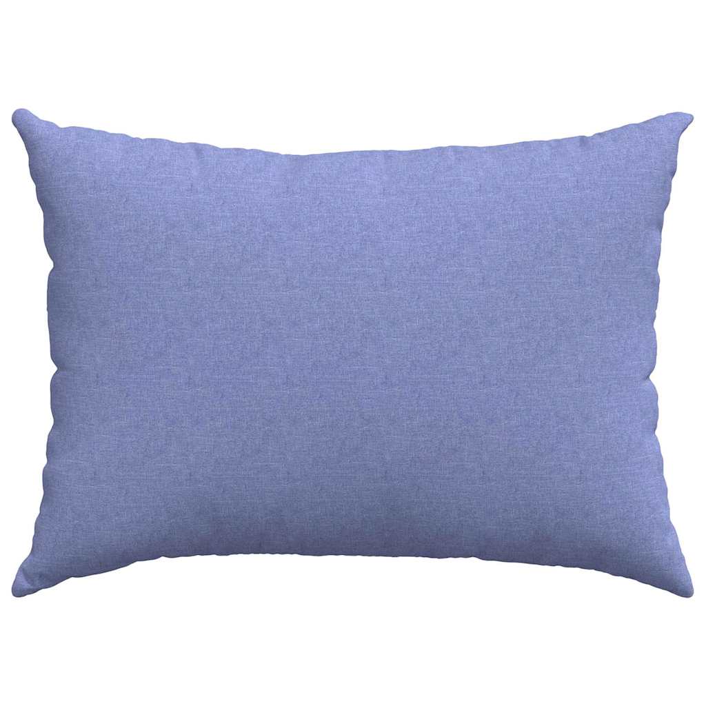 Μαξιλάρι Καναπέ 2 pcs Μπλε τζην 70 x 50 cm ύφασμα