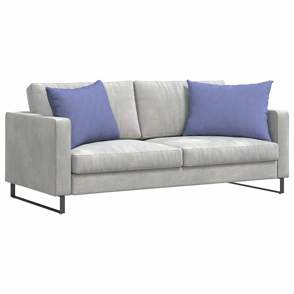 Μαξιλάρι Καναπέ 2 pcs Μπλε τζην 70 x 50 cm ύφασμα