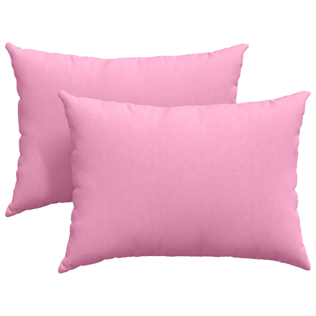 Μαξιλάρι Καναπέ 2 pcs Ροζ 70 x 50 cm ύφασμα