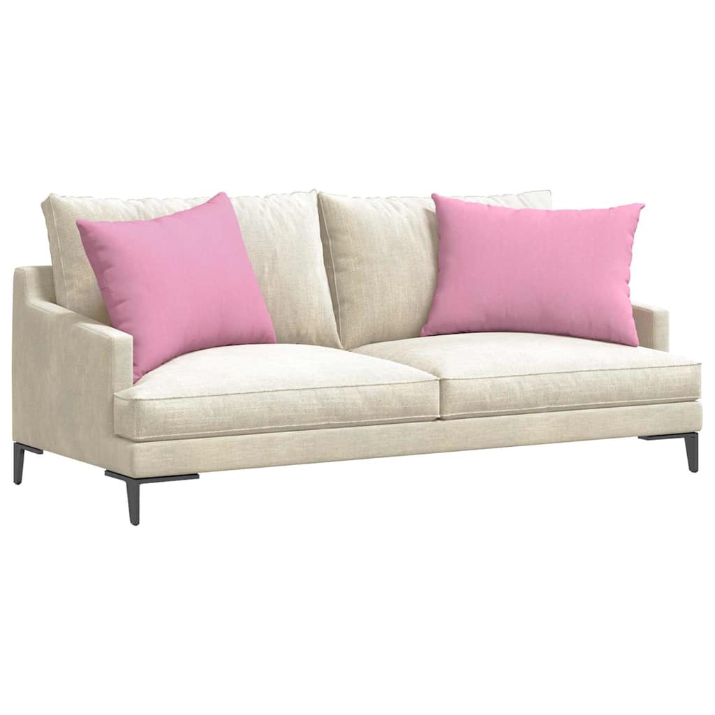 Μαξιλάρι Καναπέ 2 pcs Ροζ 70 x 50 cm ύφασμα