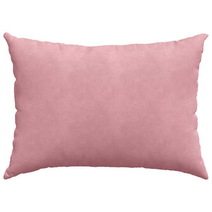 Μαξιλάρι Καναπέ 2 pcs Ροζ 70 x 50 cm Υφασμάτινο Κορντουρά