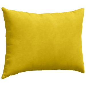Μαξιλάρι Καναπέ 2 pcs Κίτρινο 70 x 50 cm Υφασμάτινο Κορντουρά