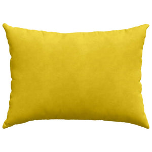 Μαξιλάρι Καναπέ 2 pcs Κίτρινο 70 x 50 cm Υφασμάτινο Κορντουρά