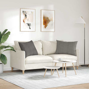 Μαξιλάρι Καναπέ 2 pcs Ανοιχτό γκρι 70 x 50 cm