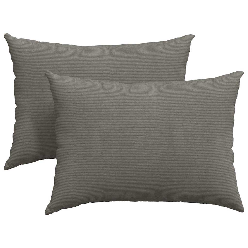 Μαξιλάρι Καναπέ 2 pcs Ανοιχτό γκρι 70 x 50 cm
