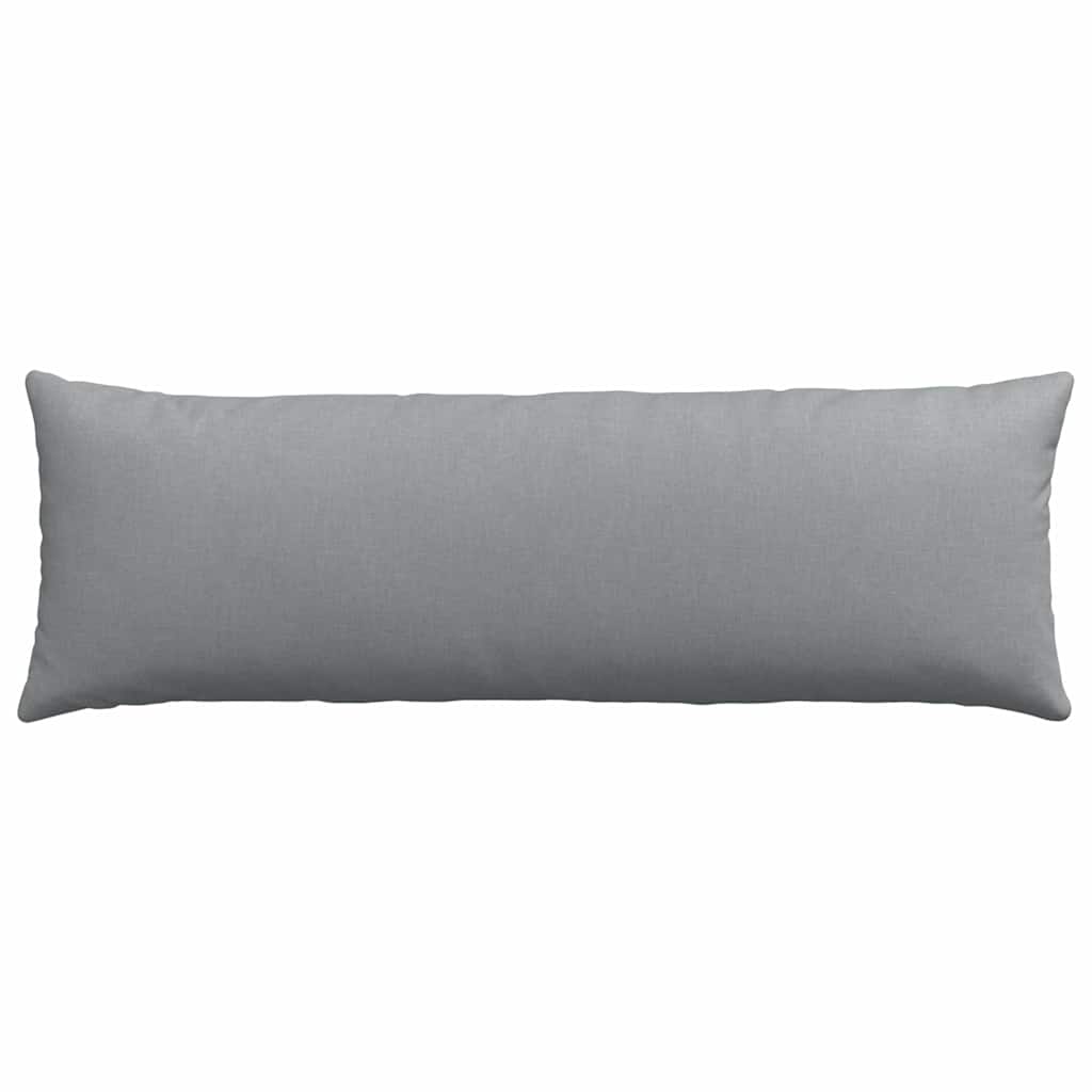 Μαξιλάρι Καναπέ 2 pcs Ανοιχτό γκρι 120 x 40 cm ύφασμα