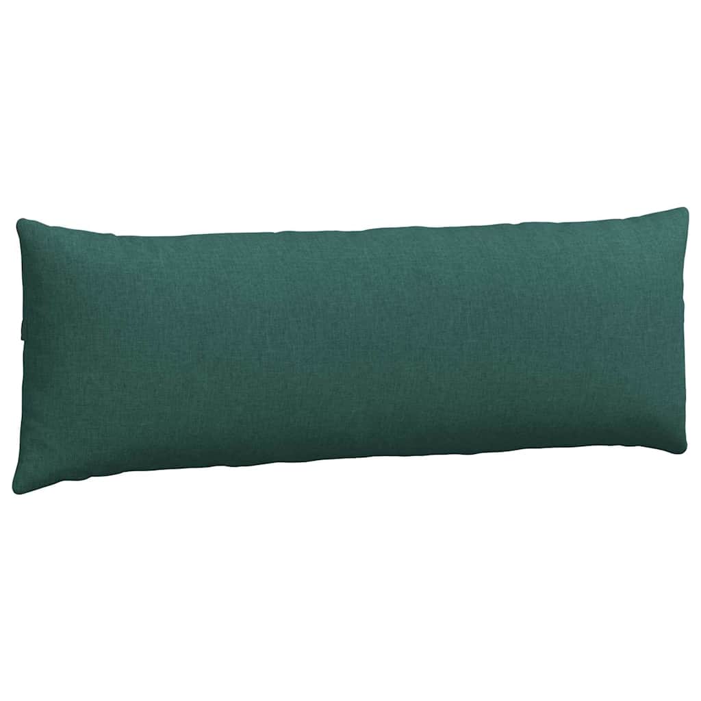 Μαξιλάρι Καναπέ 2 pcs Σκούρο Πράσινο 120 x 40 cm ύφασμα