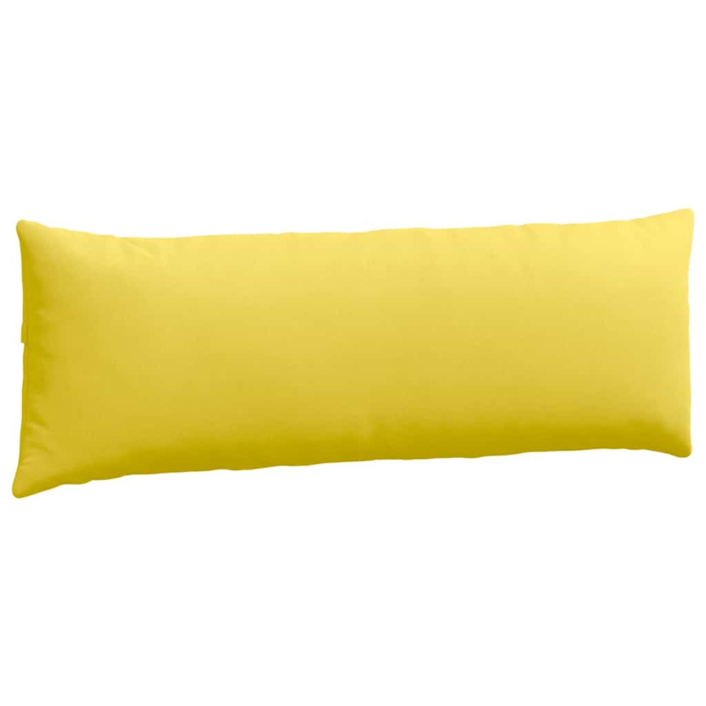 Μαξιλάρι Καναπέ 2 pcs Απαλό Κίτρινο 120 x 40 cm ύφασμα