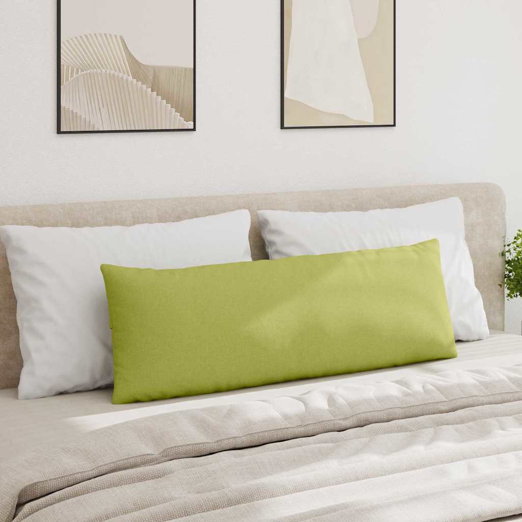 Μαξιλάρι Καναπέ 2 pcs Ανοιχτό Πράσινο 120 x 40 cm ύφασμα