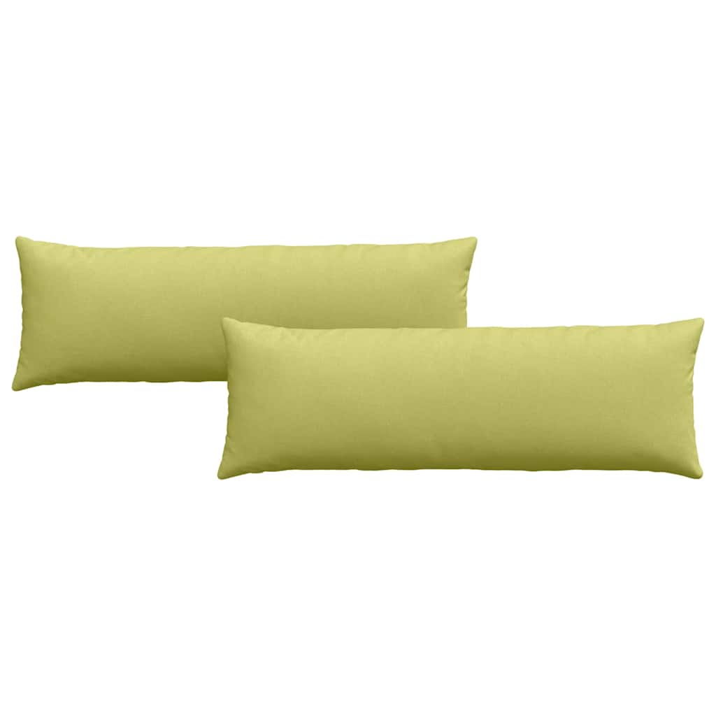 Μαξιλάρι Καναπέ 2 pcs Ανοιχτό Πράσινο 120 x 40 cm ύφασμα