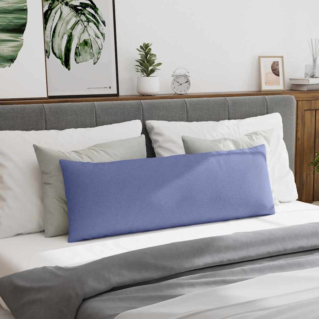 Μαξιλάρι Καναπέ 2 pcs Μπλε τζην 120 x 40 cm ύφασμα