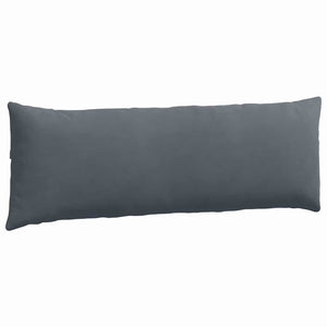 Μαξιλάρι Καναπέ 2 pcs Σκούρο Γκρι 120 x 40 cm