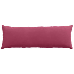 Μαξιλάρι Καναπέ 2 pcs Κόκκινο 120 x 40 cm Υφασμάτινο Κορντουρά