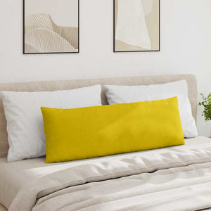 Μαξιλάρι Καναπέ 2 pcs Κίτρινο 120 x 40 cm Υφασμάτινο Κορντουρά