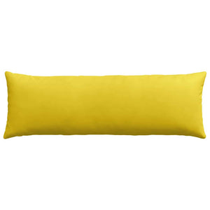 Μαξιλάρι Καναπέ 2 pcs Κίτρινο 120 x 40 cm Υφασμάτινο Κορντουρά