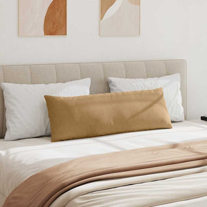 Μαξιλάρι Καναπέ 2 pcs Καφέ 120 x 40 cm Υφασμάτινο Κορντουρά