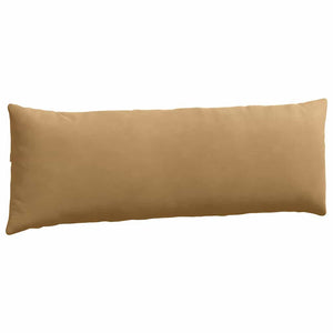 Μαξιλάρι Καναπέ 2 pcs Καφέ 120 x 40 cm Υφασμάτινο Κορντουρά