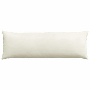 Μαξιλάρι Καναπέ 2 pcs Κρεμ 120 x 40 cm Υφασμάτινο Κορντουρά